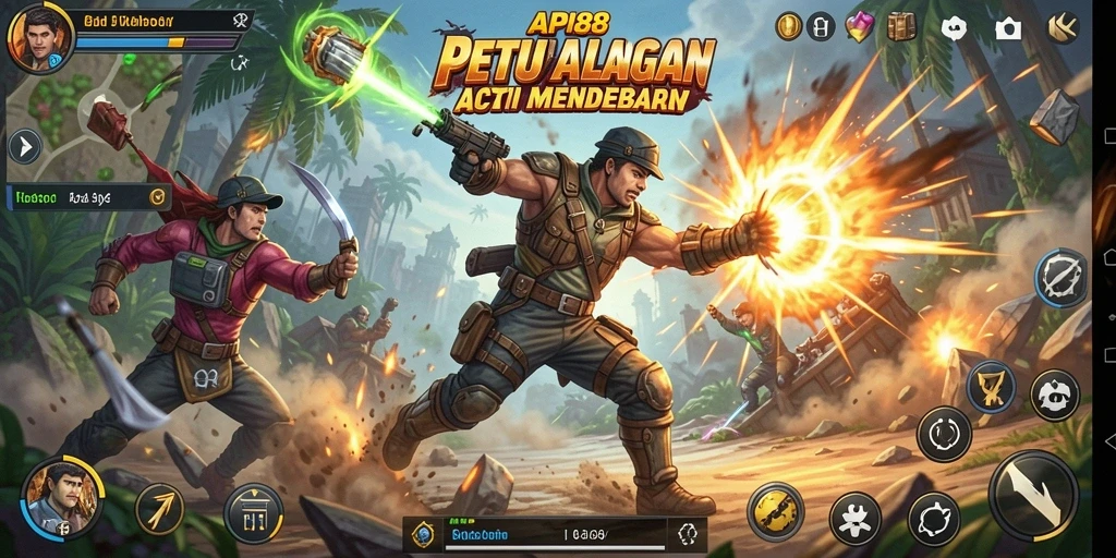 Tampilan gameplay seru dalam API88 dengan aksi mendebarkan.