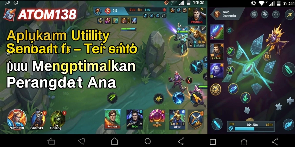 Tampilan antarmuka ATOM138 yang sederhana dan fungsional.