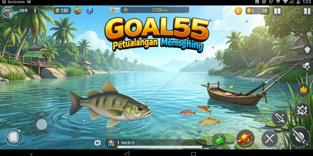 Tangkapan ikan ikon dari gameplay GOAL55