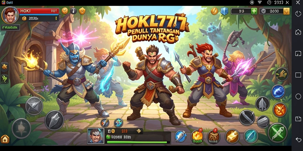 Tampilan gameplay RPG yang mengasyikkan di HOKI777.