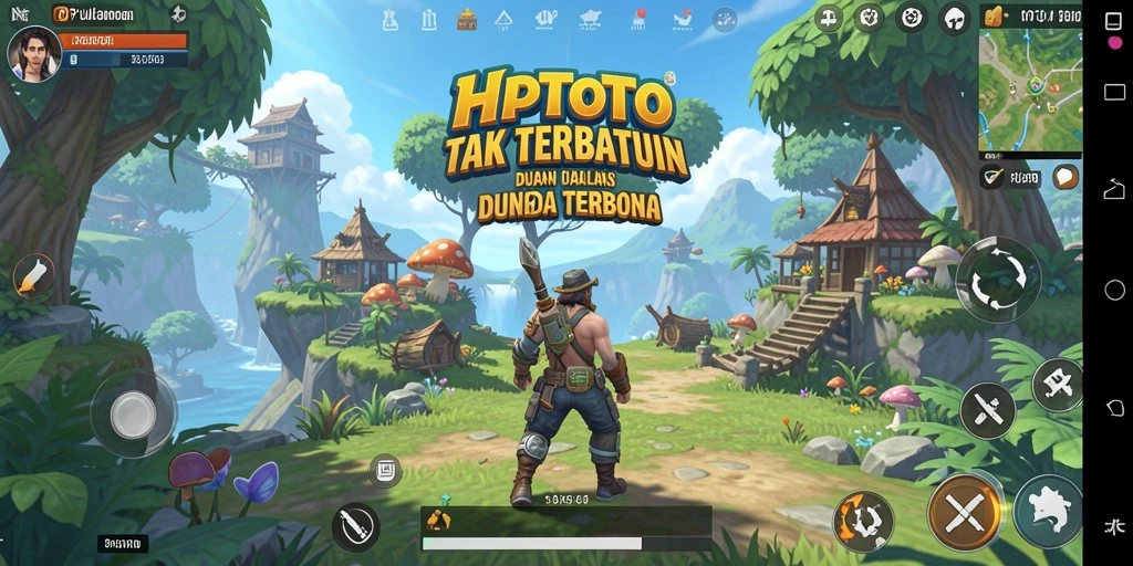 Gameplay HPTOTO yang menampilkan eksplorasi dunia yang luas.
