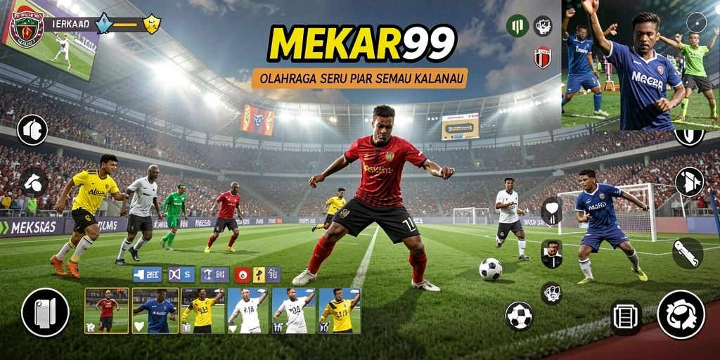 Screenshot utama gameplay MEKAR99 yang menarik dan penuh aksi.