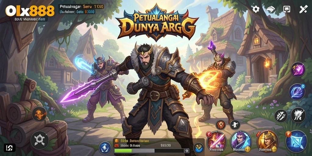 Menampilkan aksi seru di dunia gameplay ARPG.