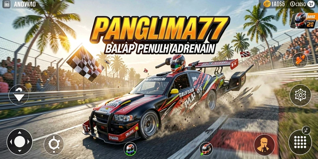 Tampilan menakjubkan saat balapan di PANGLIMA77.