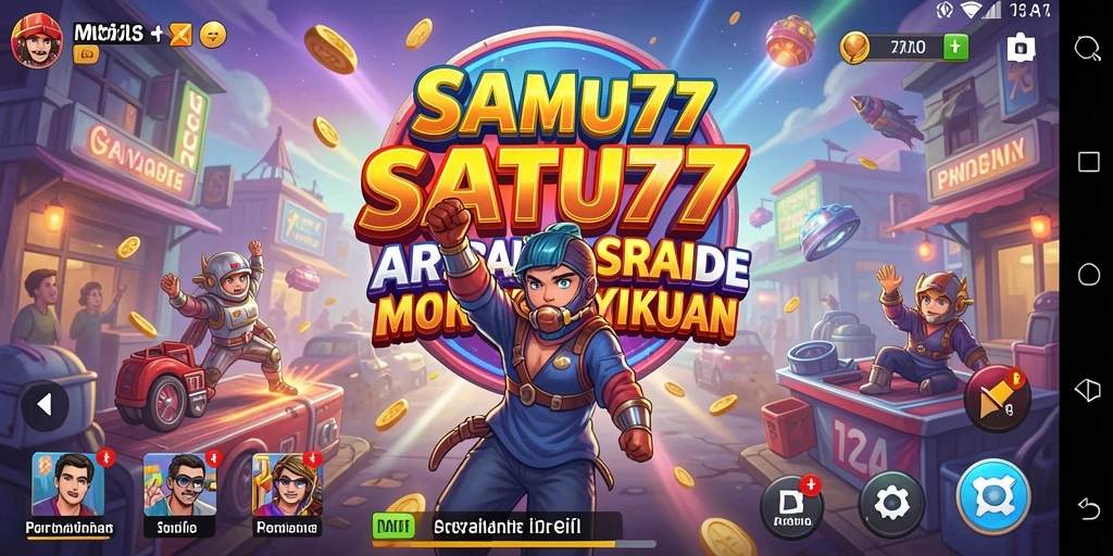 Tampilan gameplay menarik dari SATU77 dengan rintangan seru.