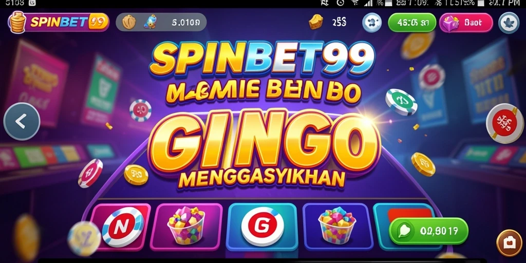 Tampilan menarik gameplay Bingo di SPINBET99.