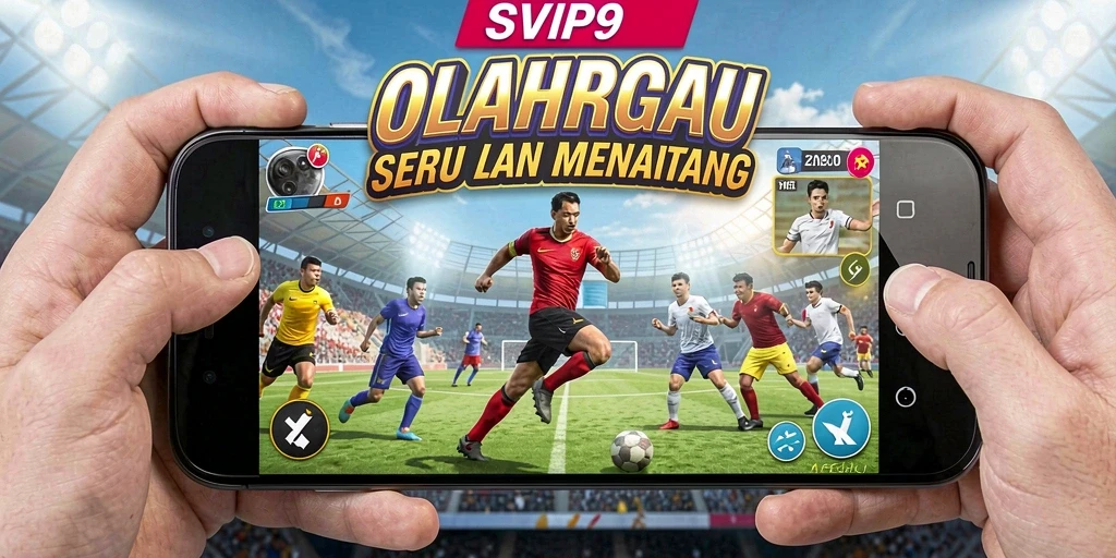 Tampilan gameplay seru di SVIP9 dengan aksi olahraga seru.