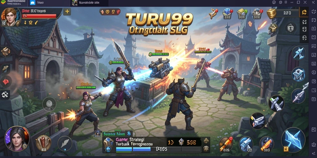 Tampilan gameplay TURU99 yang epik dan seru.