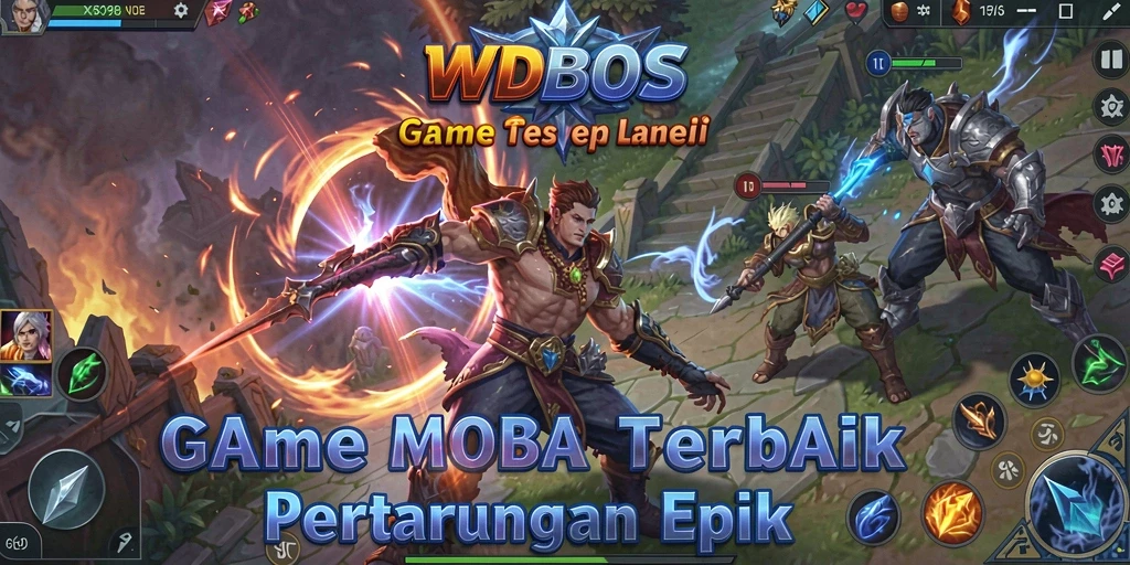 Screenshot gameplay WDBOS yang menampilkan aksi pertarungan yang intens.