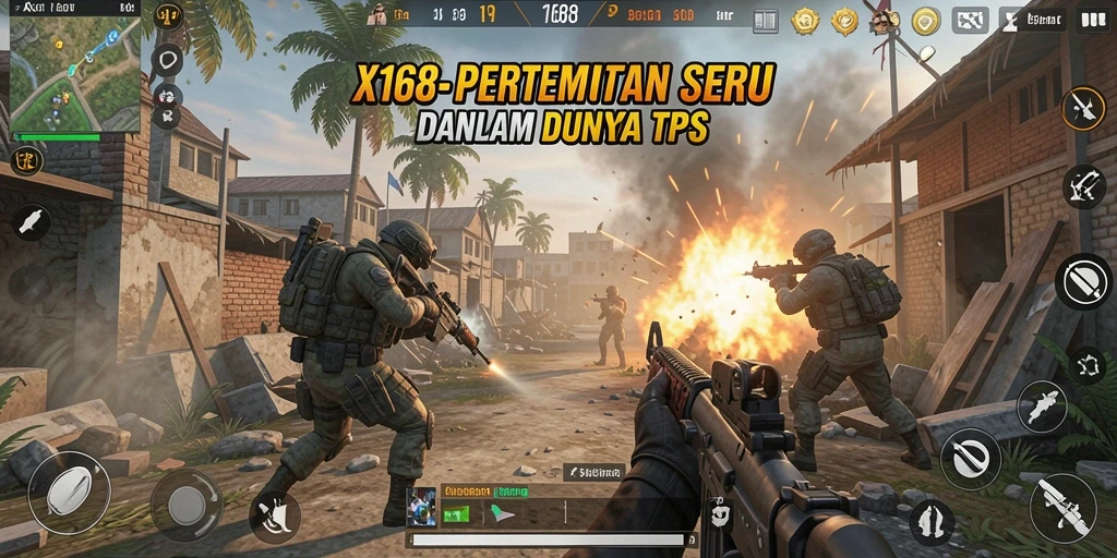 Tampilan gameplay seru di X168 dengan aksi menegangkan.