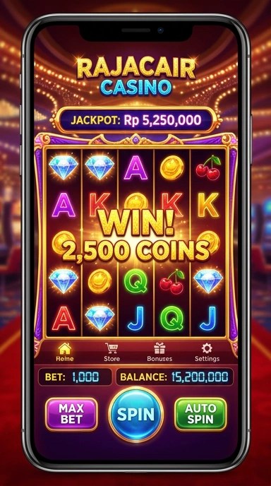 Fitur pencarian cepat di aplikasi Rajacair membantu pengguna menemukan aplikasi dengan mudah.